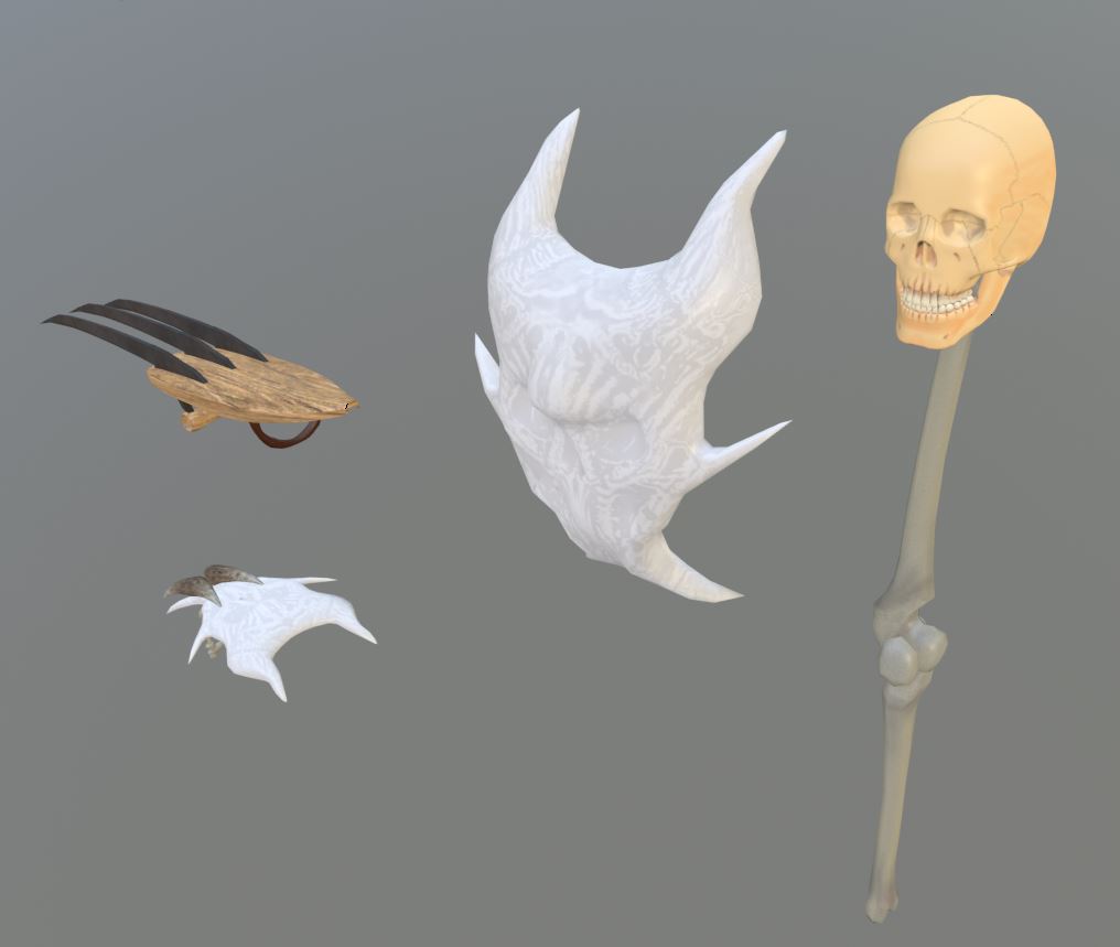 Ninja Claws and Bone Weapons preview image 1